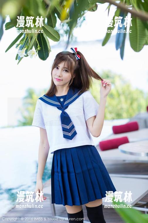 爱蜜社-SOLO-尹菲 爱蜜社 - 美图:SOLO-尹菲和她的红裙,活脱脱是从花丛中跑出来的仙女!